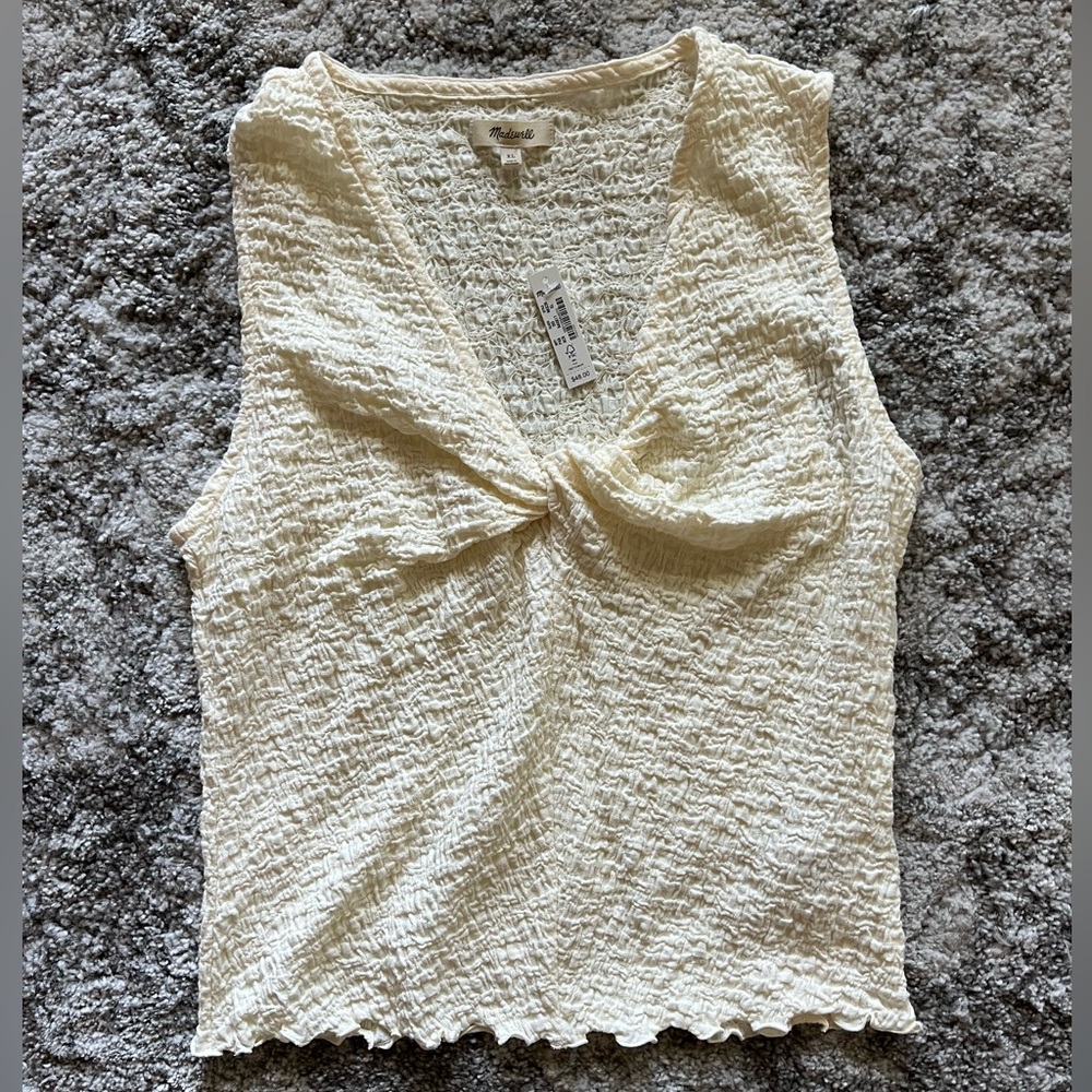 Madewell textured tank top